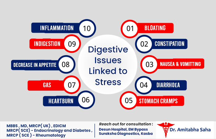 Digestive issues linked to stress  | best gastroenterologist in Kolkata